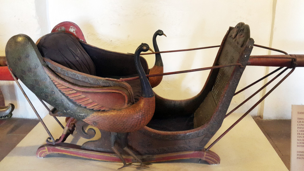 Tamzam, most elaborate palnquin influenced by European carriage design, 19th century